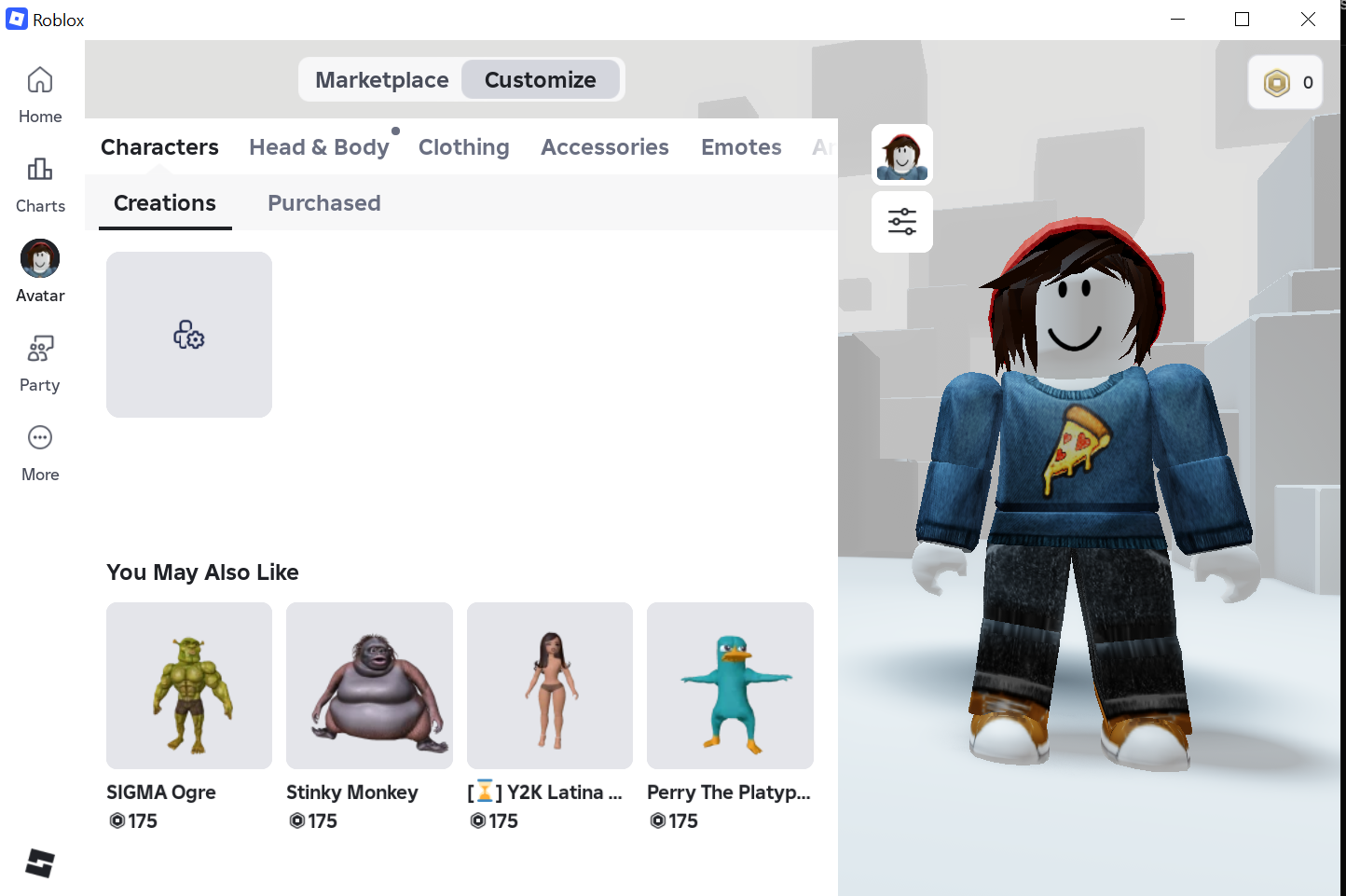 Roblox Avatar Customization Example