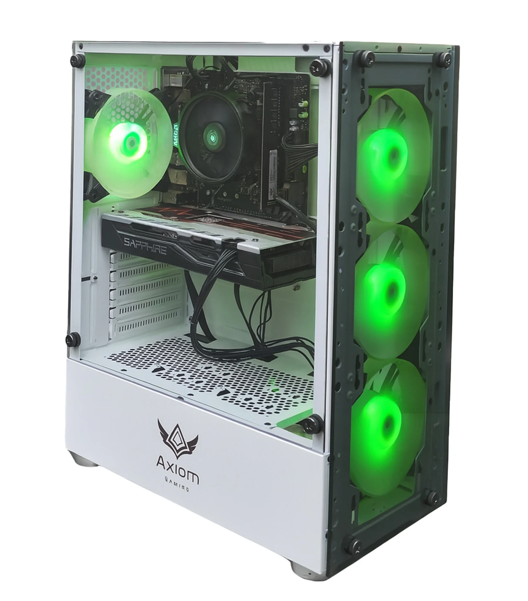 AXIOM GAMING PC Desktop Computer Intel i5 3.10GHz, 8GB Ram, 1TB Hard Drive, Windows 10 pro, WiFi, Video Card Nvidia GTX 650, 3 RGB Fans Axiom Gaming PC, Desktop Computer, Mid Tower, Intel i5, 8GB RAM