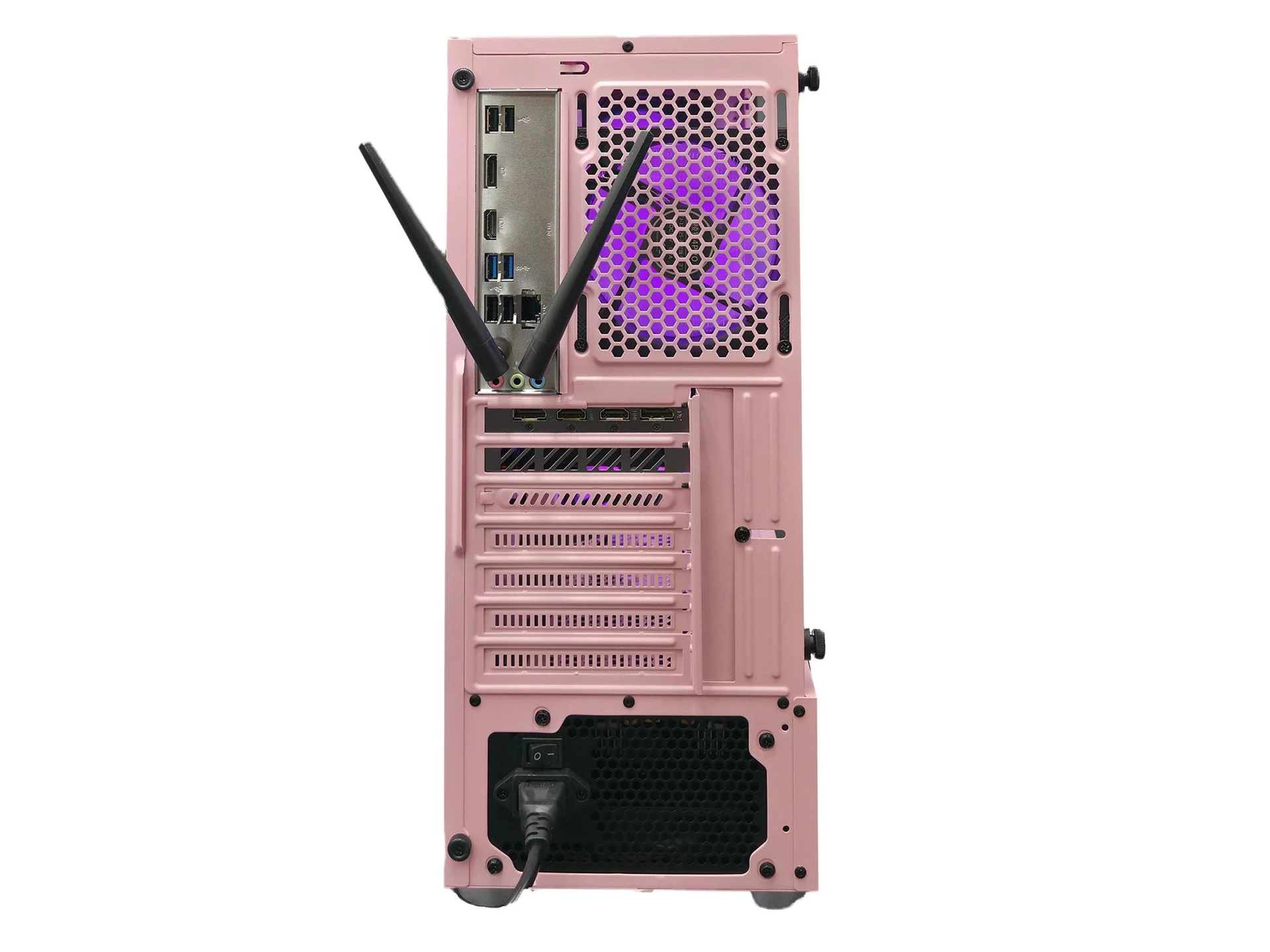 Axiom Gaming Pink RGB Gaming PC - Ryzen 7 5700G | RTX 4060 | 16GB